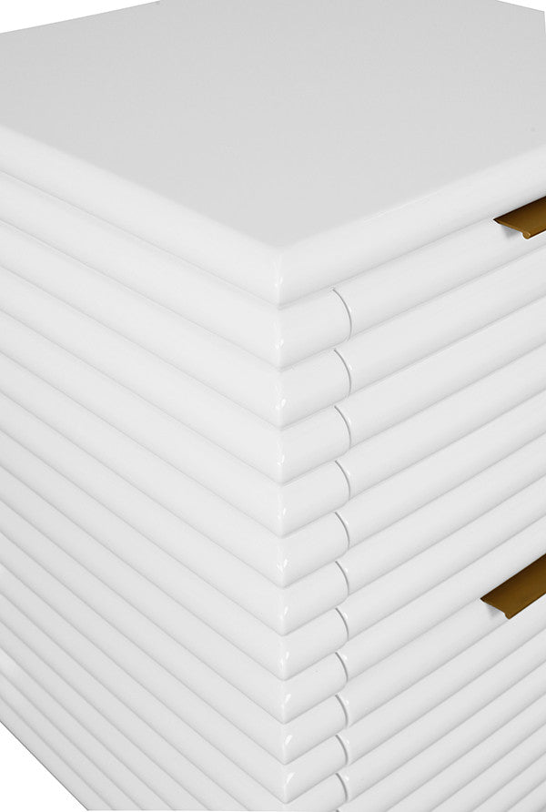 Worlds Away Nayla Side Table