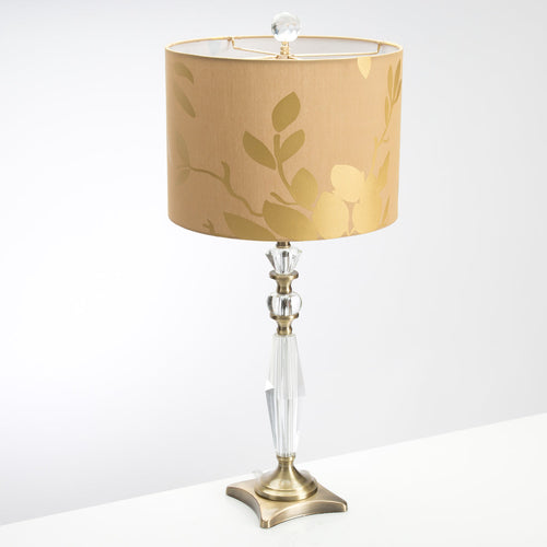 Couture Lighting 28.5"H Golden Leaf Table Lamp