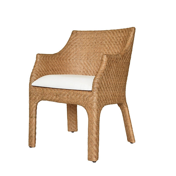 Worlds Away Noelle Rattan Chair