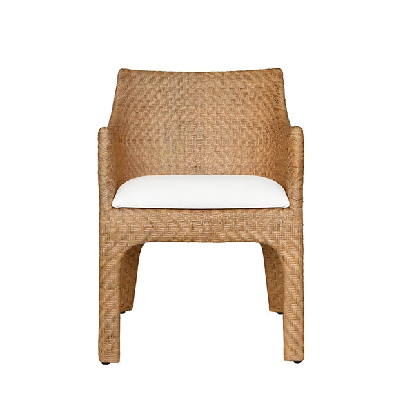 Worlds Away Noelle Rattan Chair