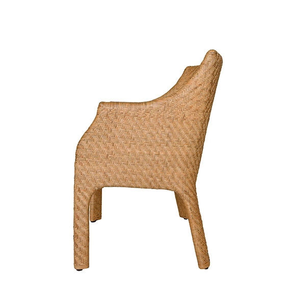 Worlds Away Noelle Rattan Chair
