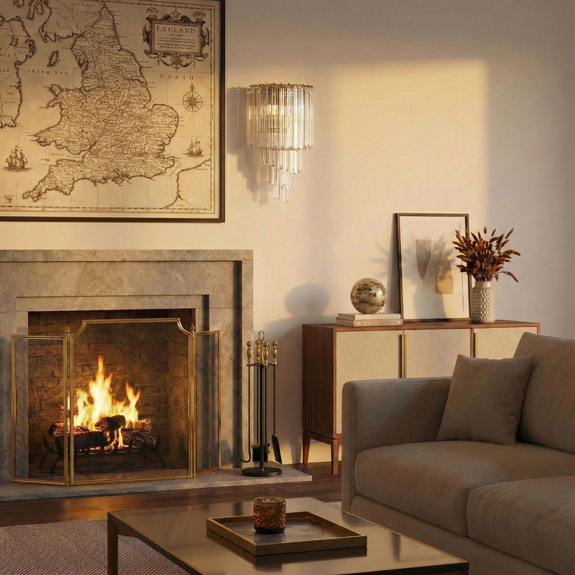 DC  Stella Brass Fire Screen