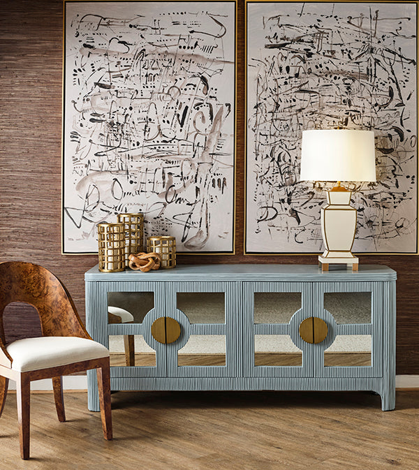 Worlds Away Opal Cabinet