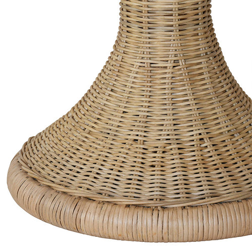 Worlds Away Orla Rattan Side Table