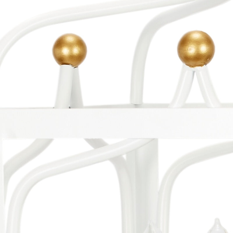 Old World Design Sabrina Glossy White and Gold Pendant Light