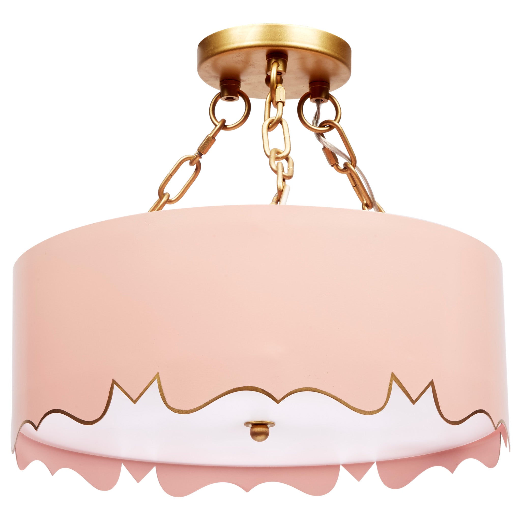 Old World Design Mollie Pendant Light with Gold Accents