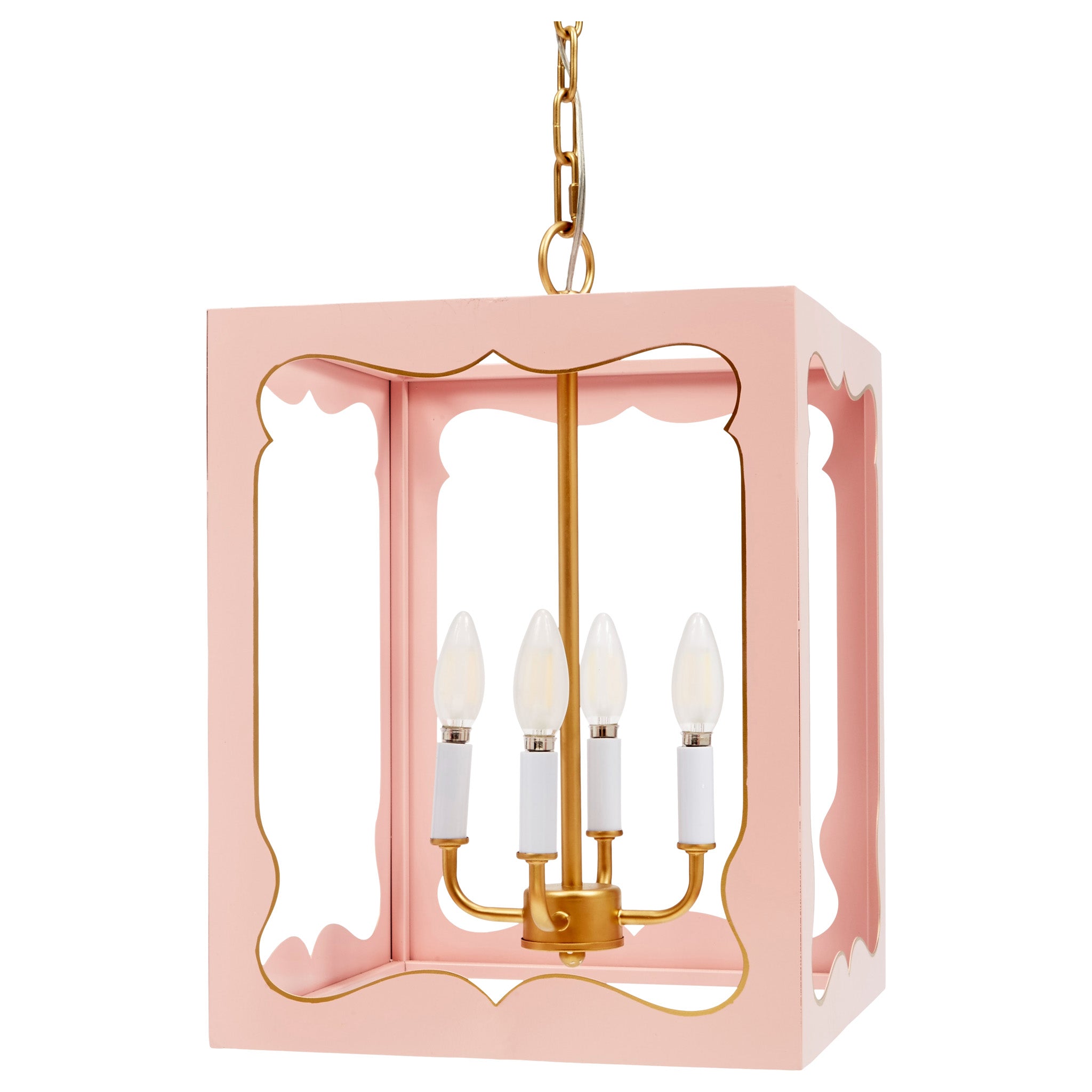 Old World Design Phoebe Pendant Light with Gold Accents