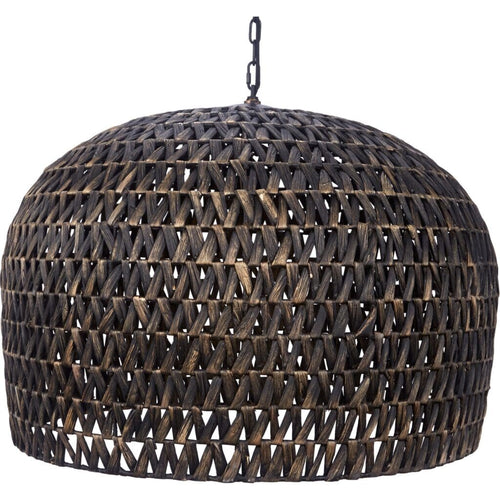 Marley Large Woven Water Hyacinth Chandelier by Old World Design