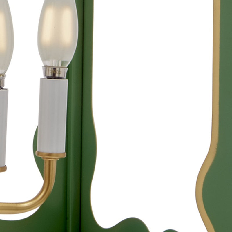 Old World Design Phoebe Pendant Light with Gold Accents