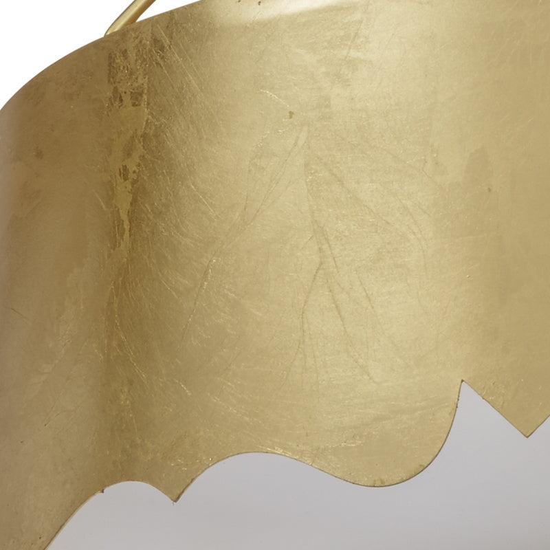 Old World Design Mollie Pendant Light with Gold Accents