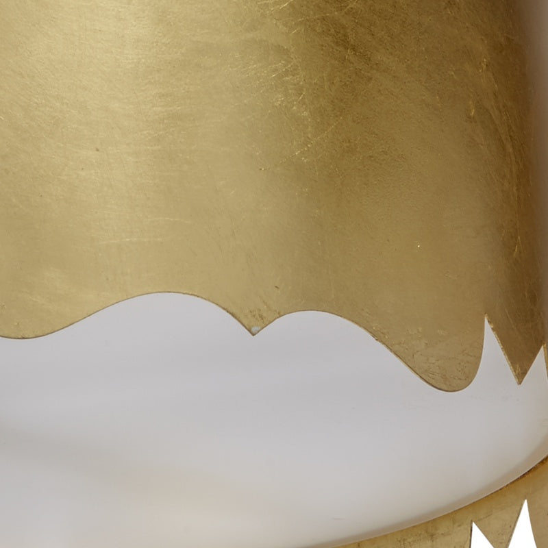 Old World Design Mollie Pendant Light with Gold Accents