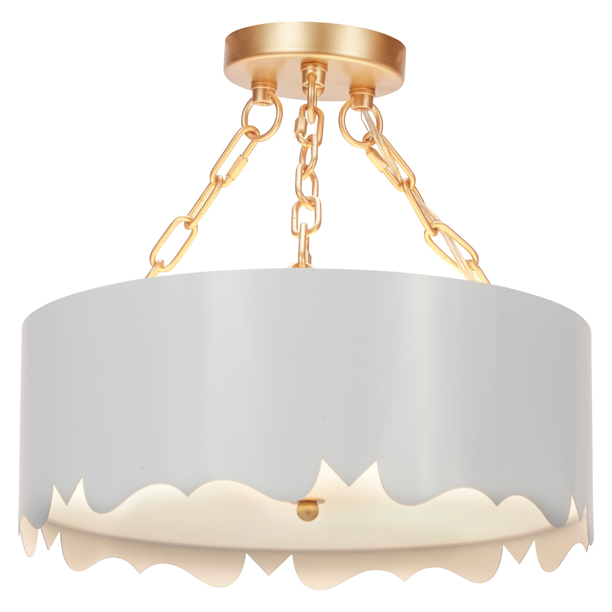 Old World Design Mollie Pendant Light with Gold Accents