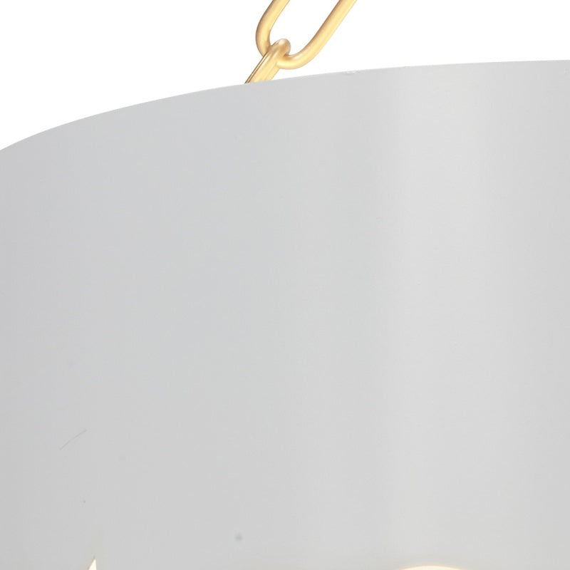 Old World Design Mollie Pendant Light with Gold Accents