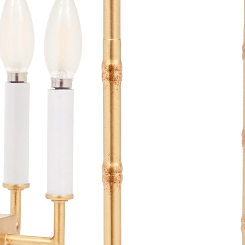 Golden Bamboo Ornate Pendant Light by Old World Design