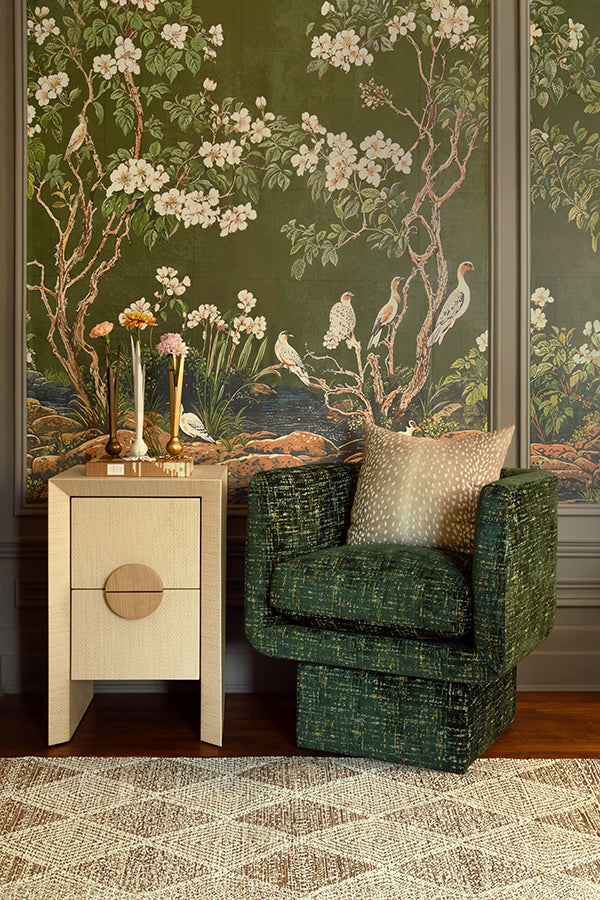 Worlds Away Parker Side Table