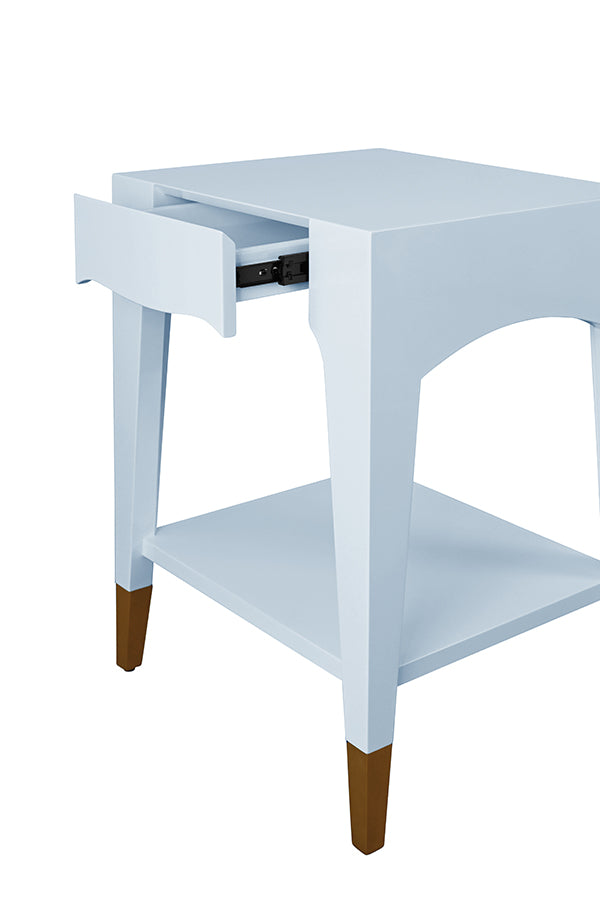 Worlds Away Patti Side Table
