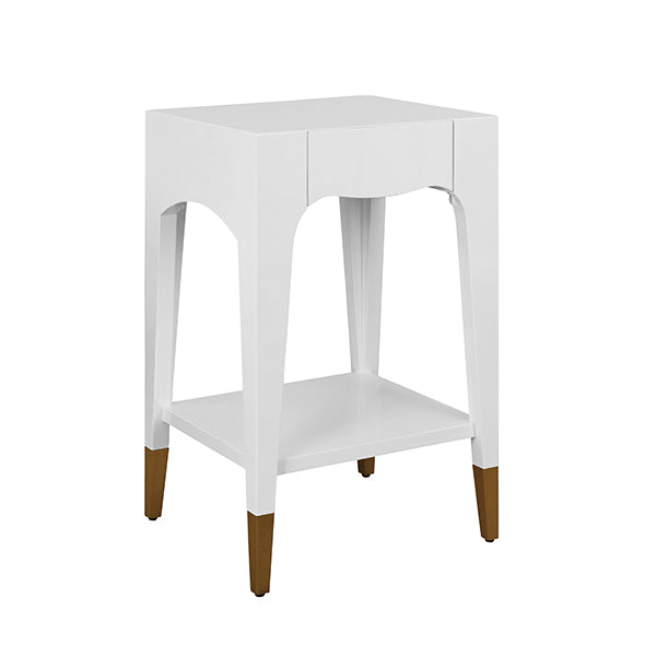 Worlds Away Patti Side Table