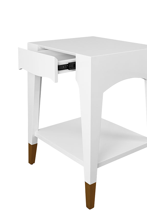 Worlds Away Patti Side Table