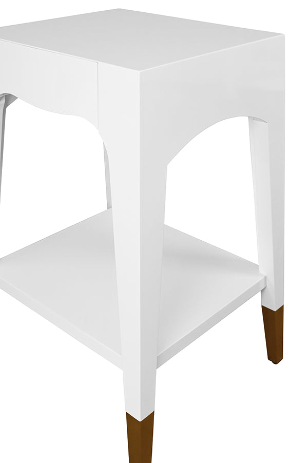 Worlds Away Patti Side Table