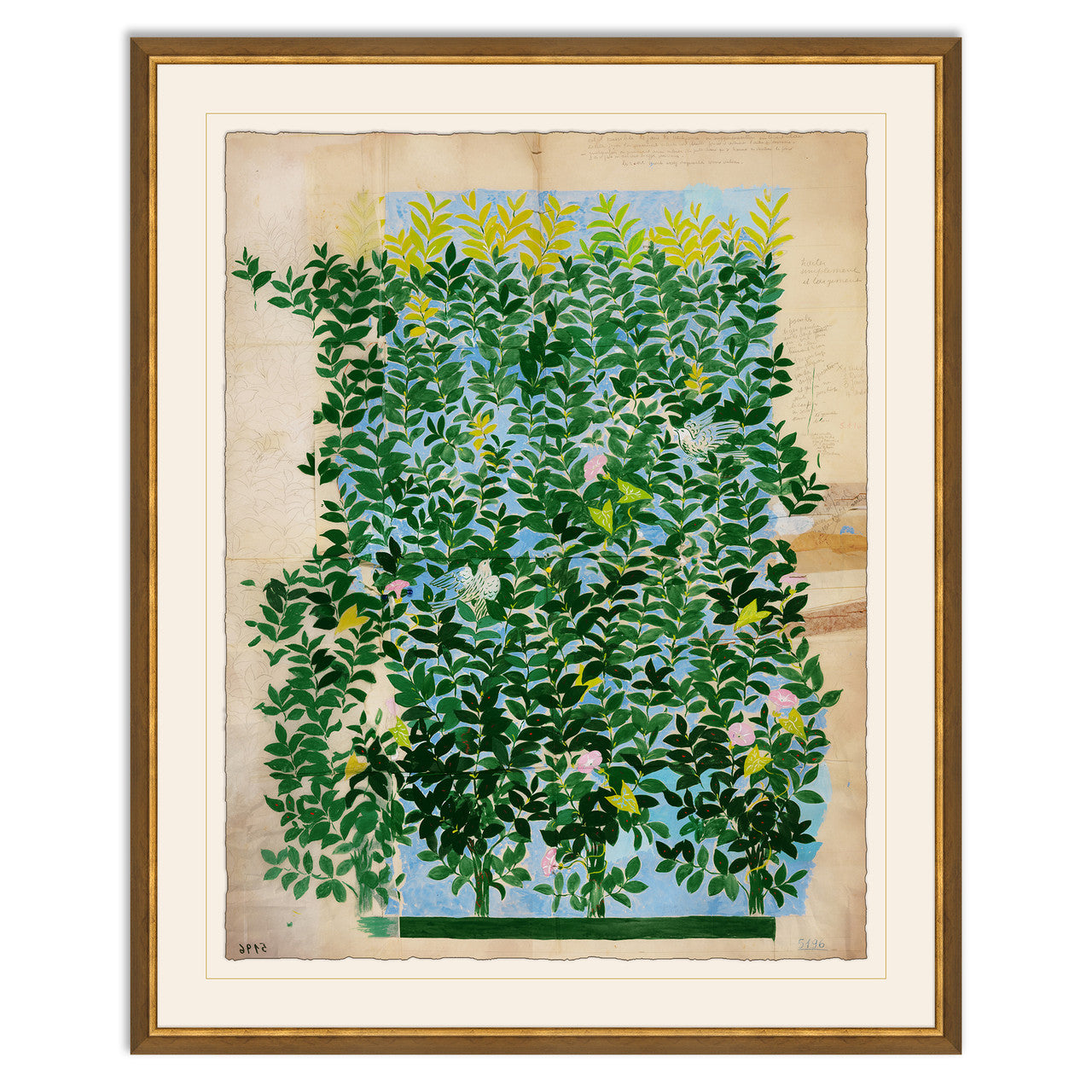 Paule Marrot Green Leaves Art