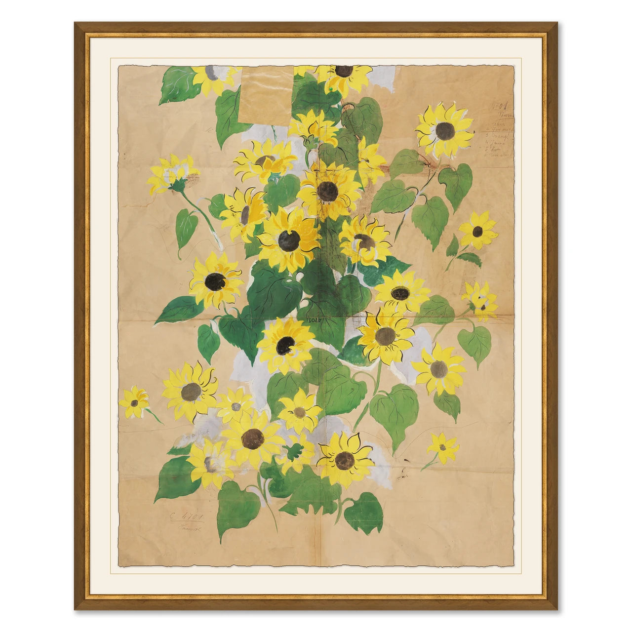 Paule Marrot Sunflowers Art