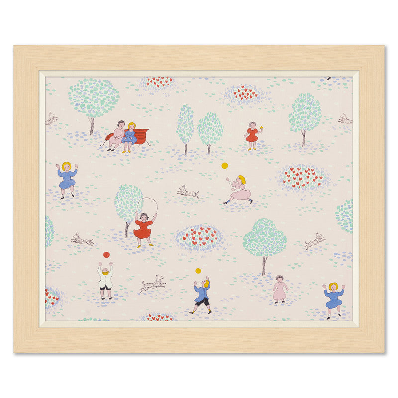 Paule Marrot Playing in the Park Art