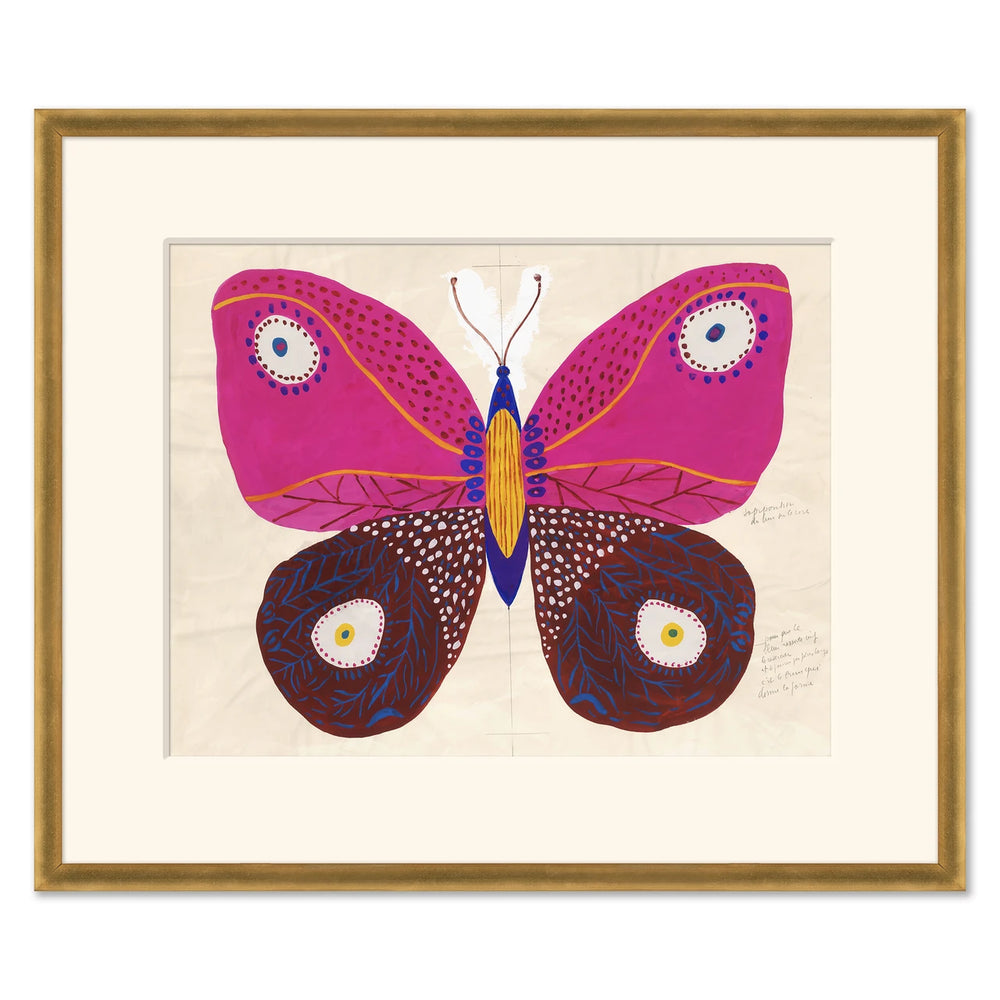 Jonathan Adler Paule Marrot Butterfly Art