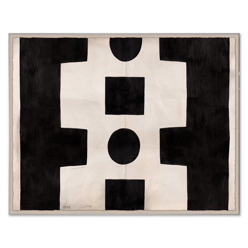 Paule Marrot Black and White Abstract Art Print