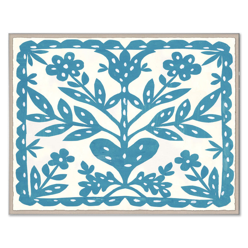 Paule Marrot Blue Flower Art