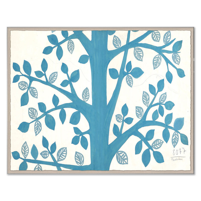 Paule Marrot Blue Tree Art