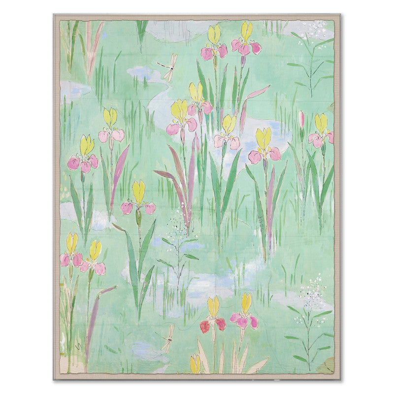 Paule Marrot Fleurs Vertes Wall Art