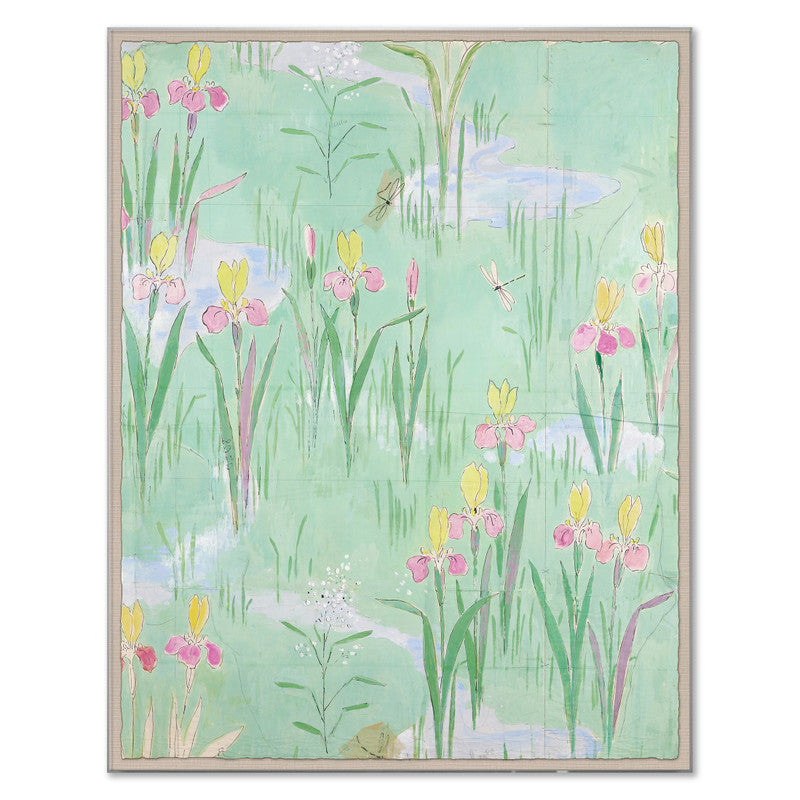 Paule Marrot Fleurs Vertes Wall Art