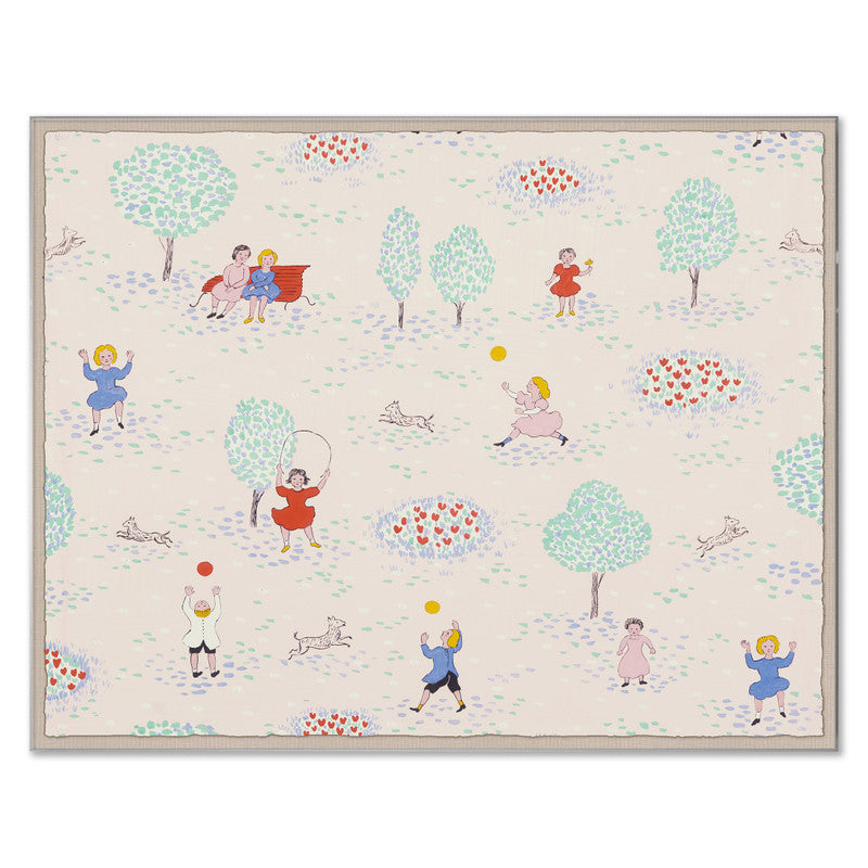 Paule Marrot Playing in the Park Art