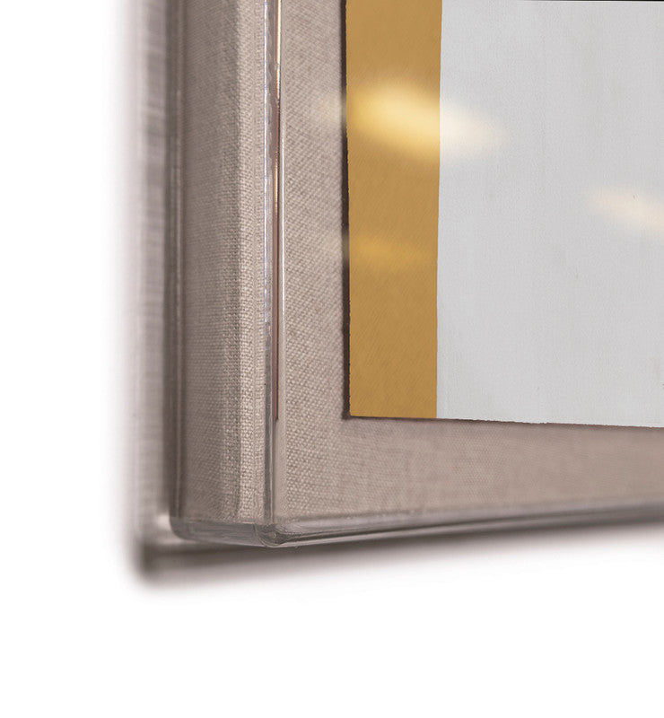 Paule Marrot Yellow and White Abstract Art