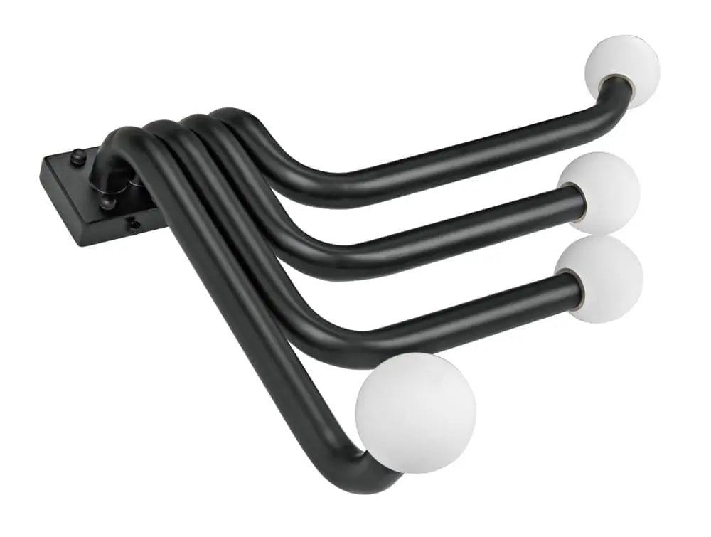 Noir Sweeny Sconce, Black Metal