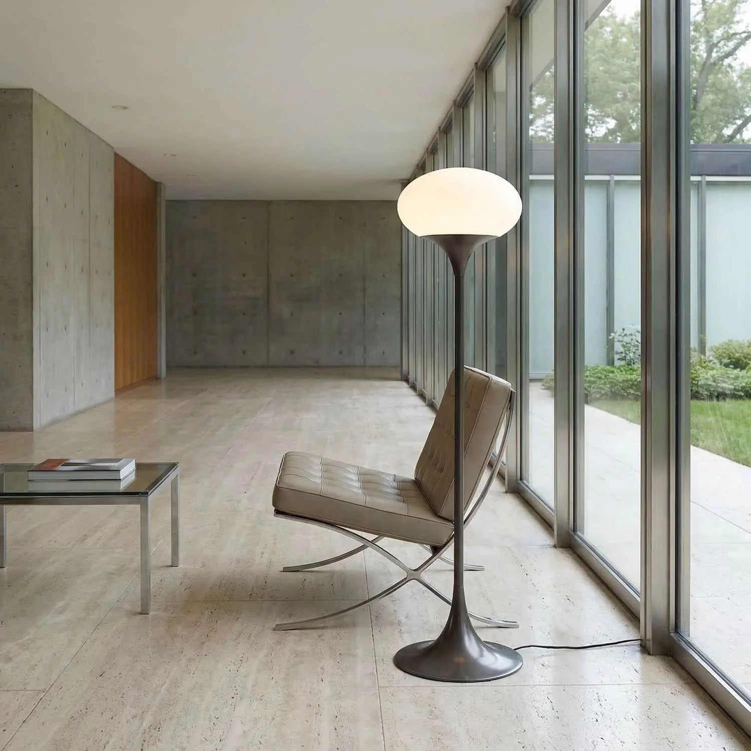 Noir Drop Floor Lamp, Gun Metal Finish