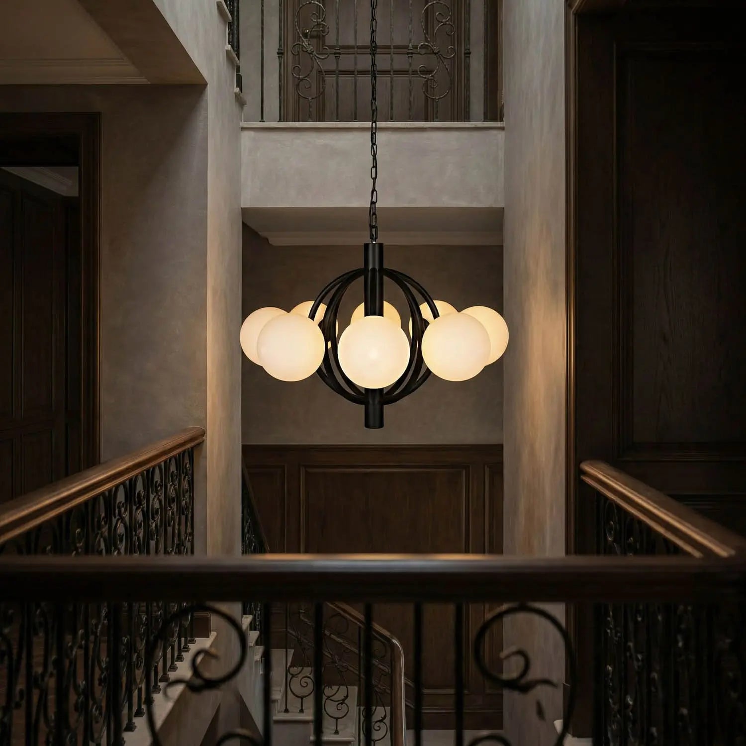 Noir Carousel Chandelier