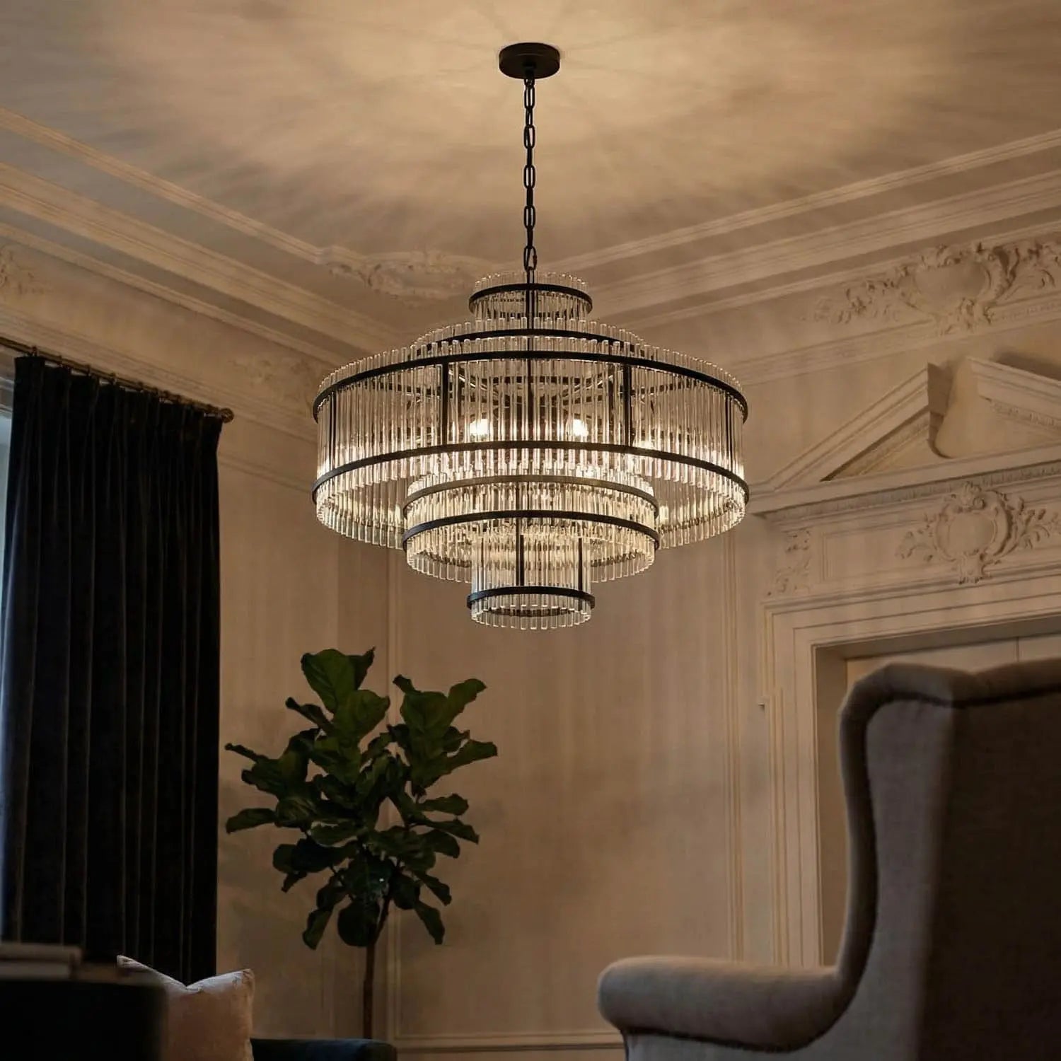 Noir Rowan Chandelier