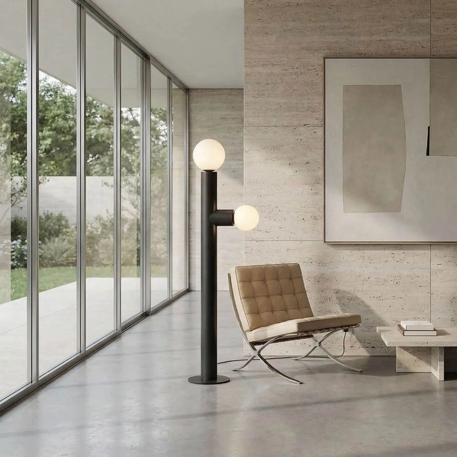 Noir Marlowe Floor Lamp