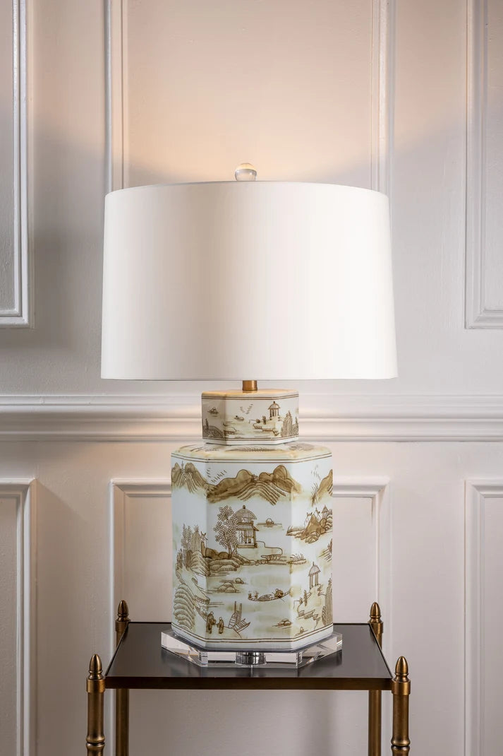 Port 68 Canton Brown Lamp Large