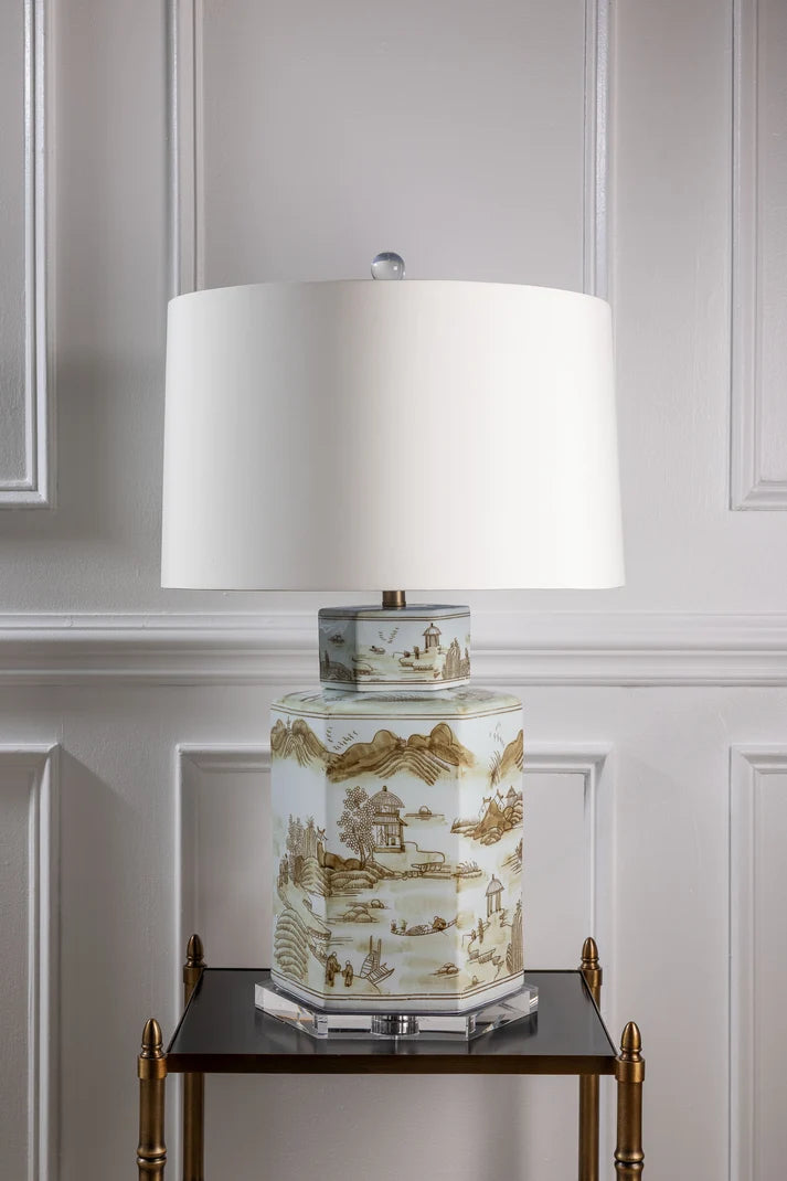 Port 68 Canton Brown Lamp Large