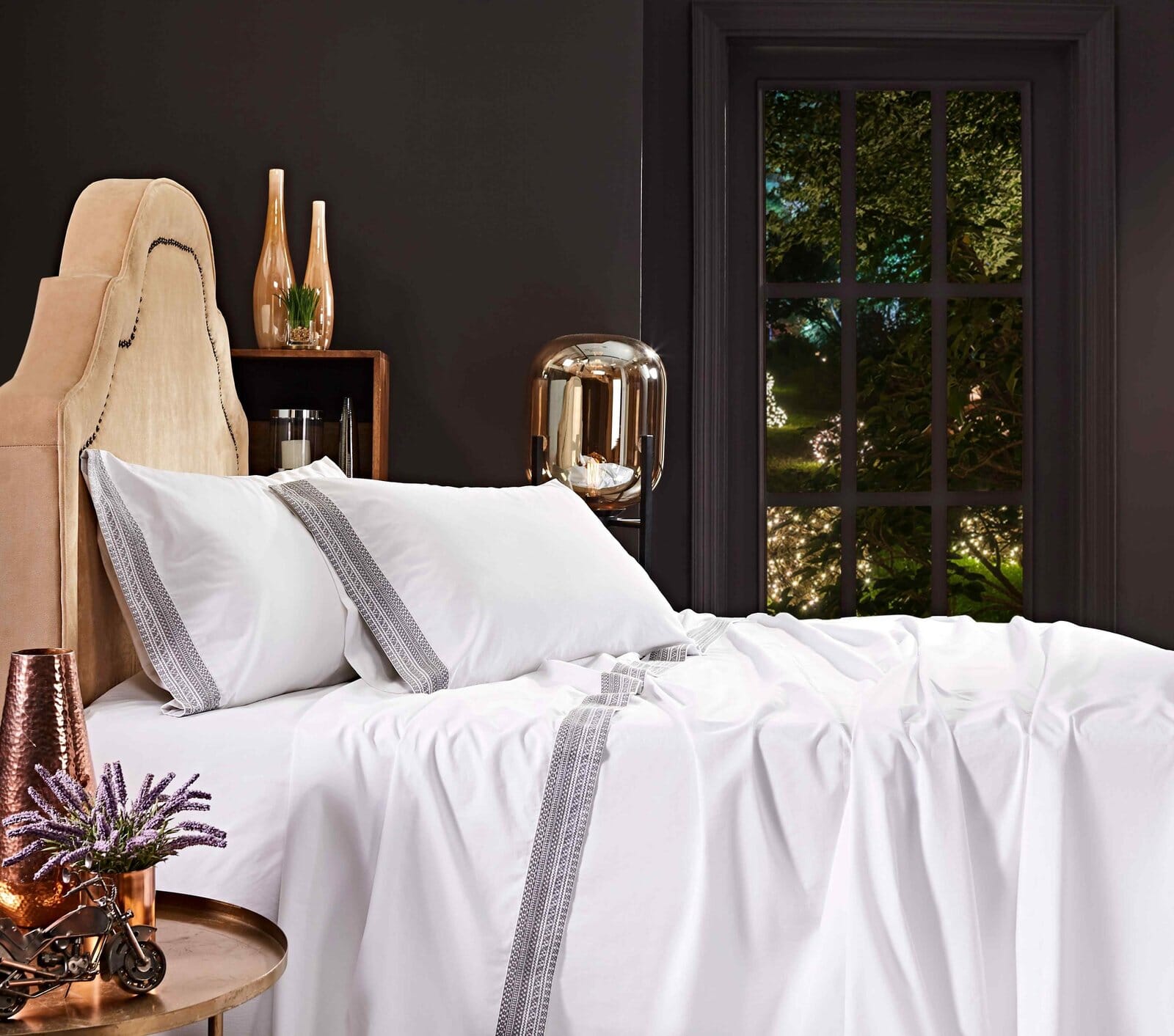 Orchids Lux Home Olivia Sheet Set