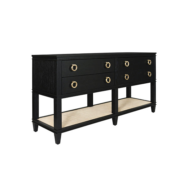 Worlds Away Richmond 4 Door Console Table