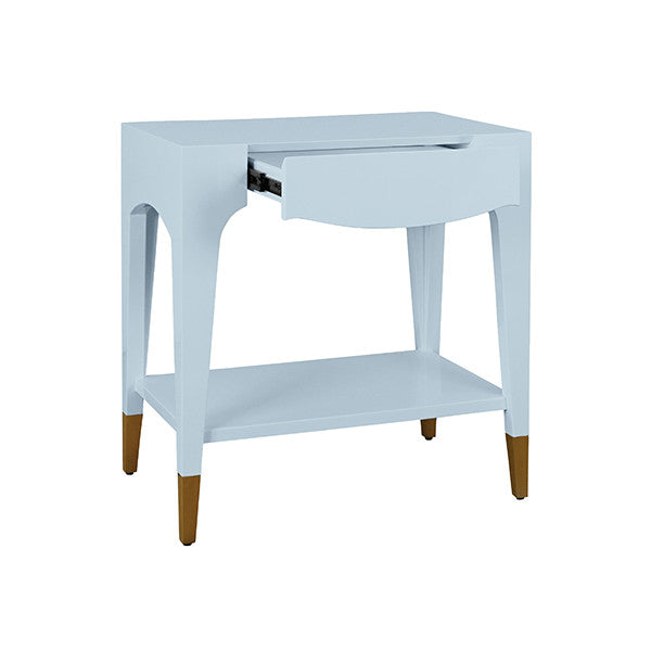 Worlds Away Ronny Side Table