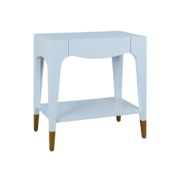 Worlds Away Ronny Side Table