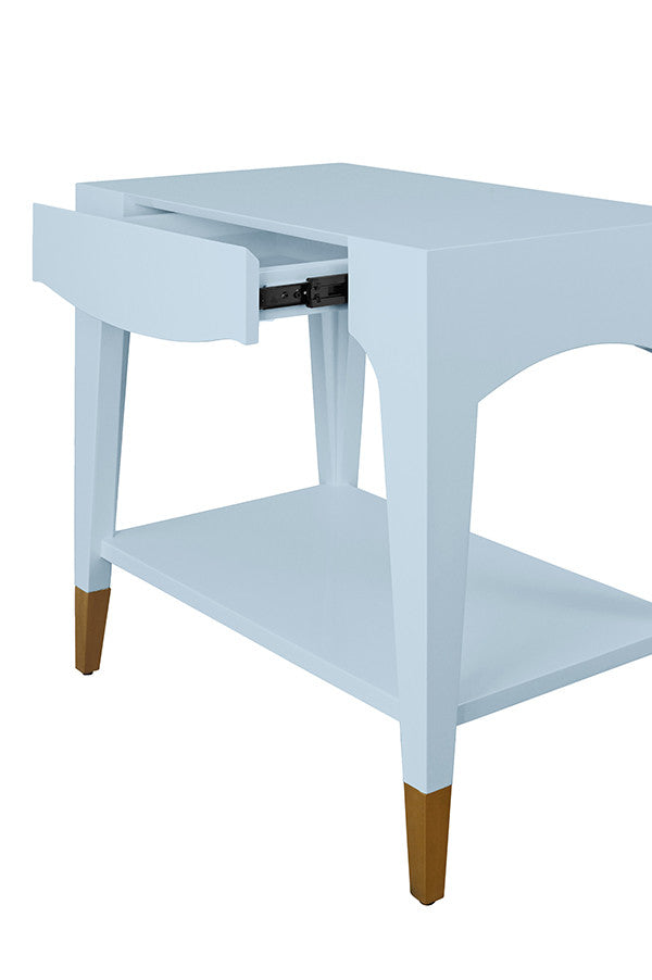 Worlds Away Ronny Side Table