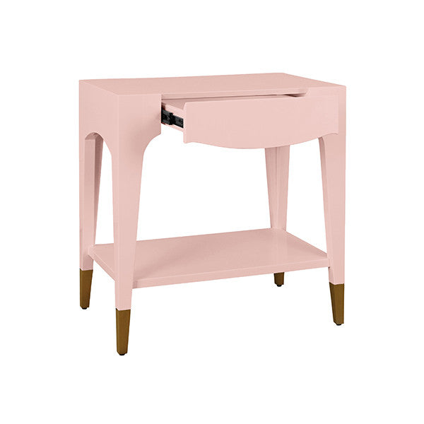 Worlds Away Ronny Side Table