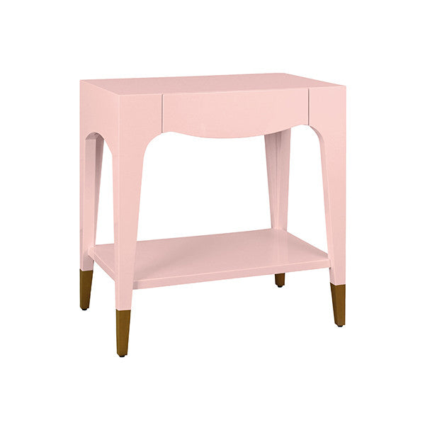Worlds Away Ronny Side Table