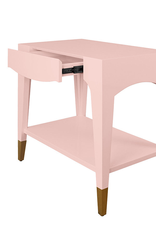 Worlds Away Ronny Side Table