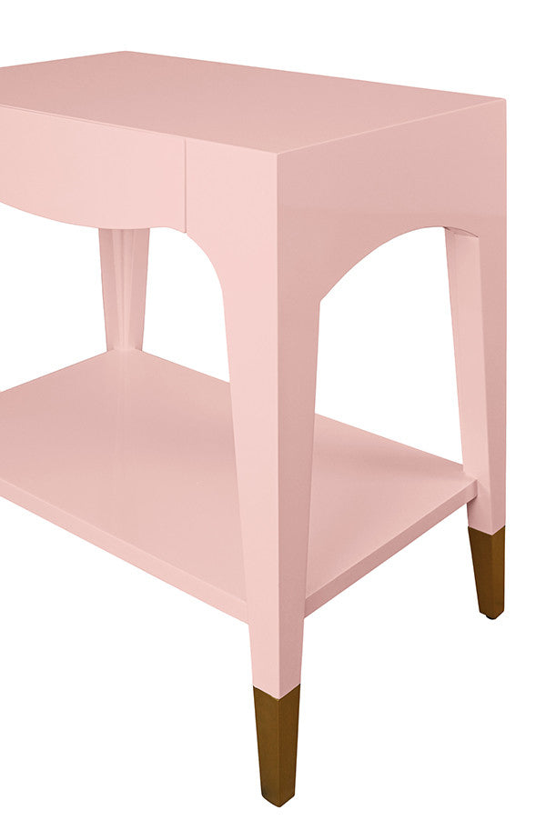 Worlds Away Ronny Side Table